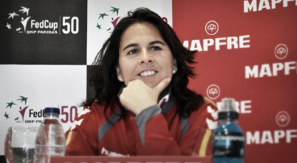 Conchita Martínez: "Cuento con el apoyo de todos los jugadores"