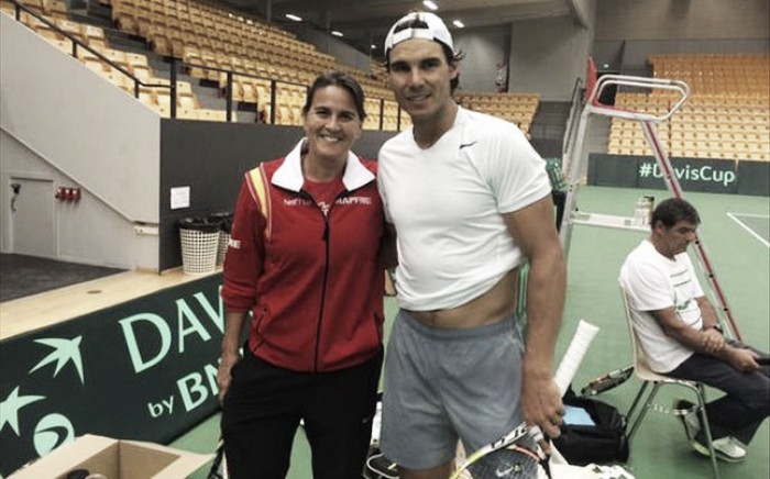 Conchita Martinez: Spain does not depend on "Rafael Nadal or David Ferrer"
