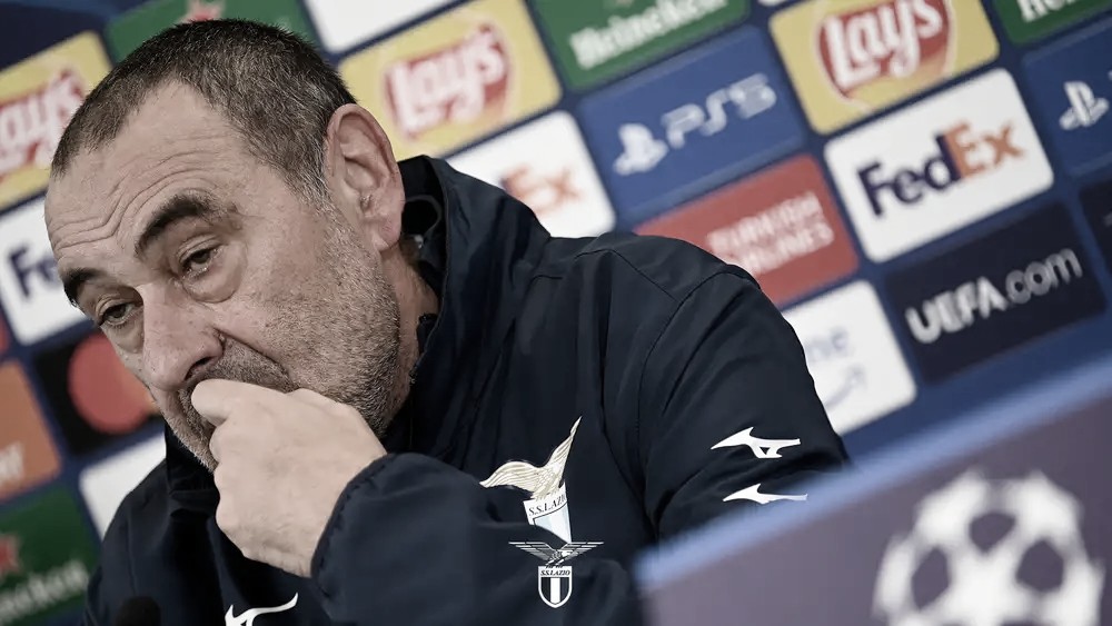 Maurizio Sarri celebra vitória da Lazia, mas teme próxima partida na Champions: &quot;O inferno nos espera&quot;