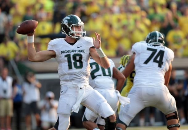 Score Michigan 27-23 Michigan State in 2015 NCAA Big Ten Football