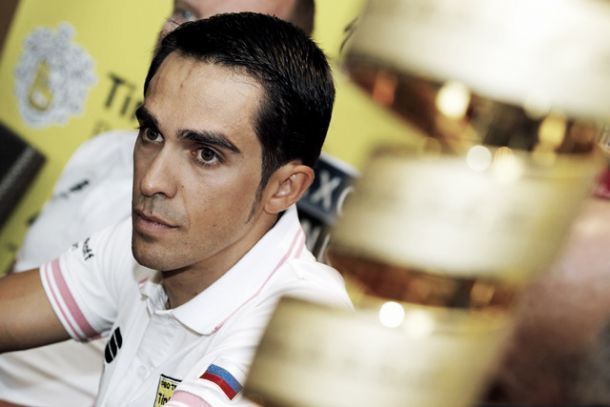 Alberto Contador: "No estaba seguro de poder terminar la etapa"