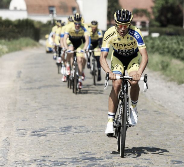 Contador y su equipo reconocen la 5ª etapa del Tour de Francia