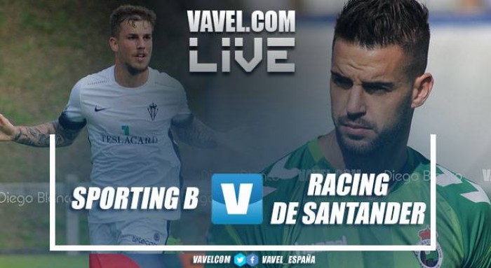 Sporting de Gijón B - Racing de Santander en directo online (3-1)