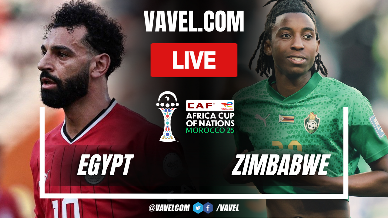Egypt vs Zimbabwe LIVE Score Updates in 2025 African Cup of Nations Match