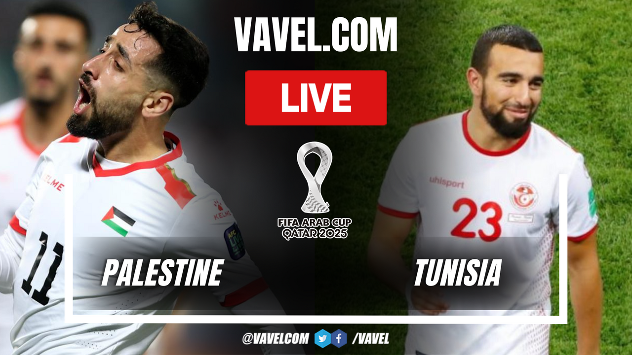 Palestine vs Tunisia LIVE Score Updates in 2025 FIFA Arab Cup Match