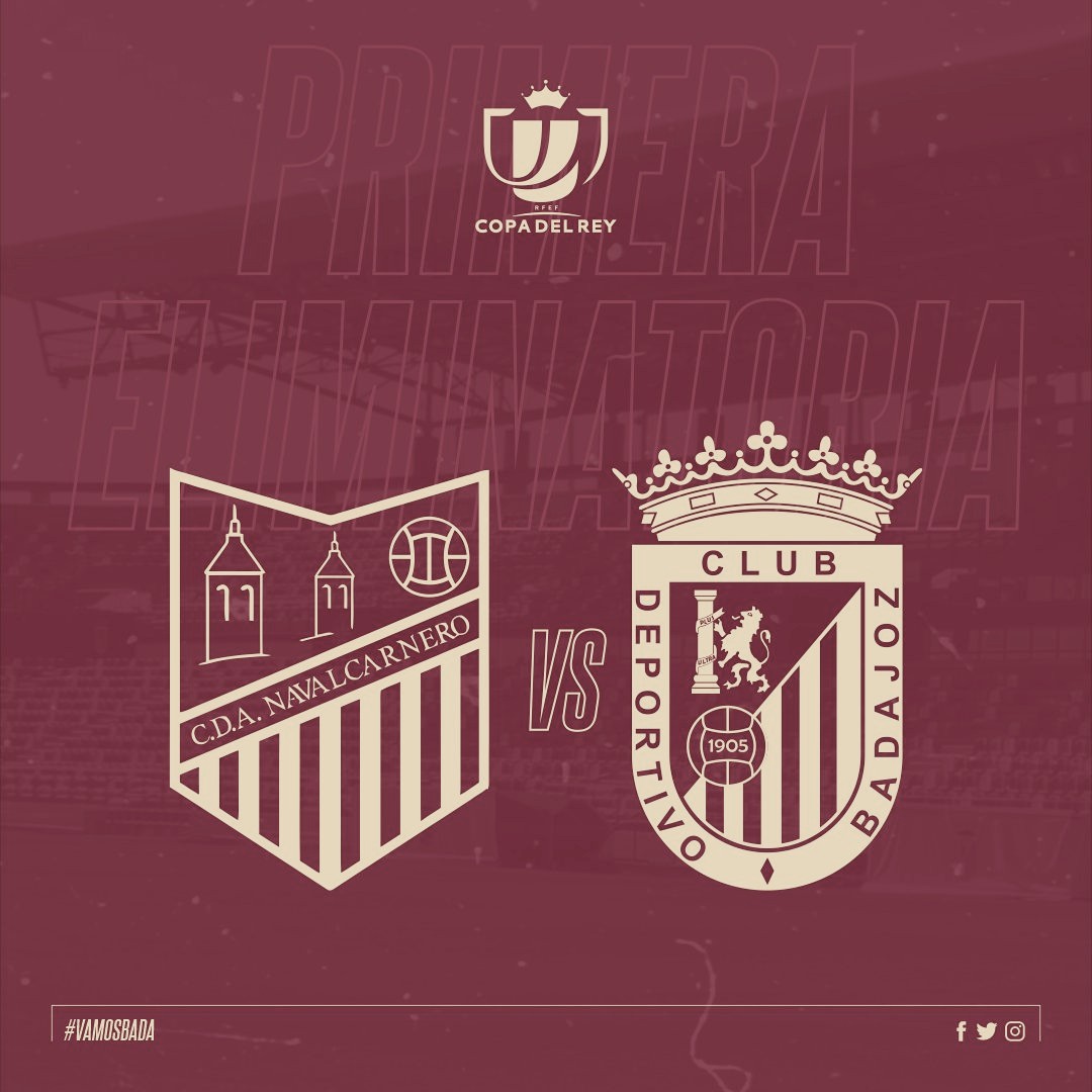 El CD Badajoz visitará al CD Navalcarnero en la primera eliminatoria copera El CD Badajoz visitará al CD Navalcarnero en la primera eliminatoria copera