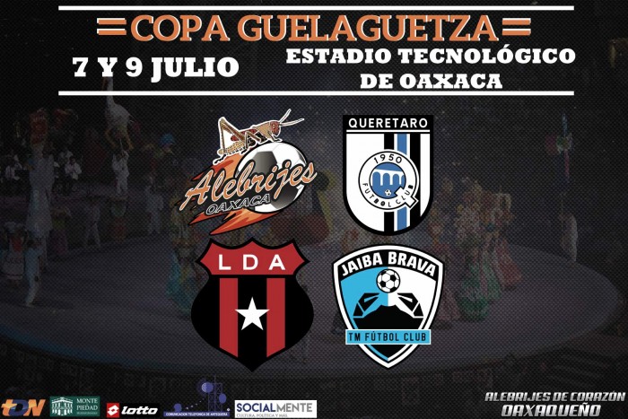 Alebrijes será anfitrión de la Copa Guelaguetza