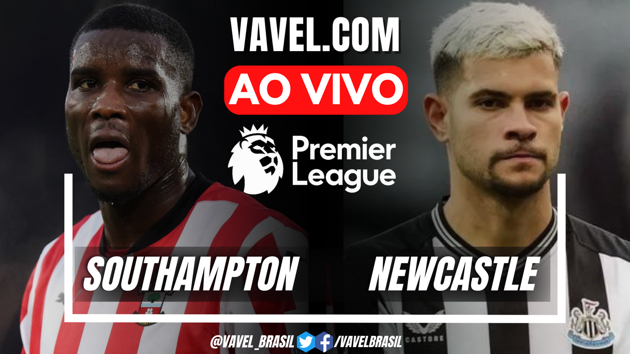 Southampton x Newcastle AO VIVO: Intervalo (1-2) | 25/01/2025