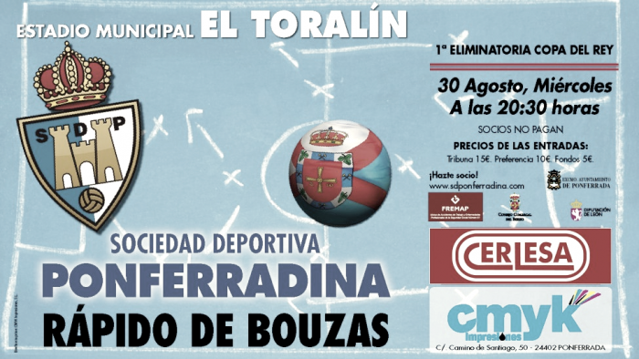 Previa SD Ponferradina - Rápido de Bouzas: la Copa vuelve a El Toralín