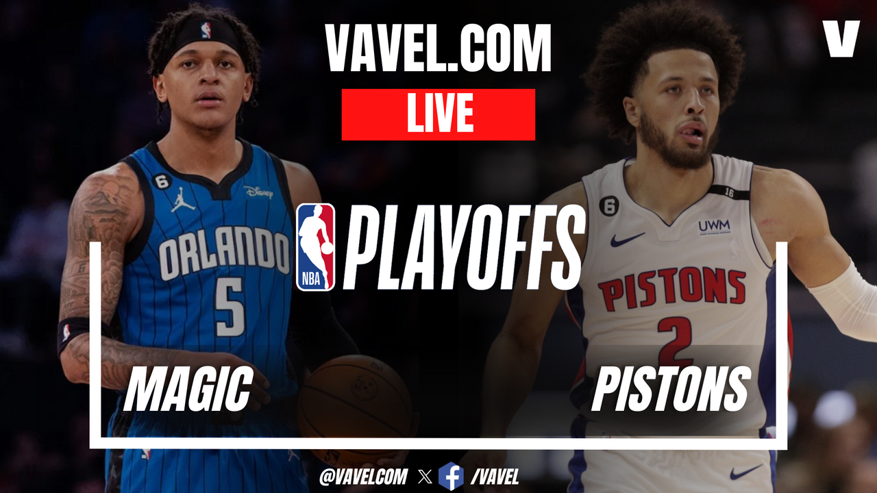 Orlando Magic vs Detroit Pistons LIVE Score Updates in NBA Playoffs Game
