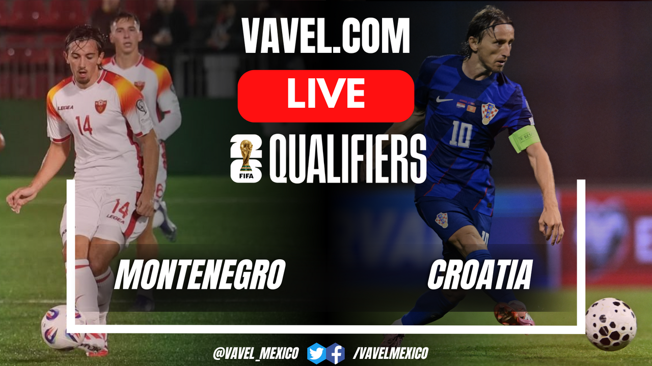 Highlights and goals from Montenegro 2-3 Croatia in the European Qualifiers for the 2026 World Cup