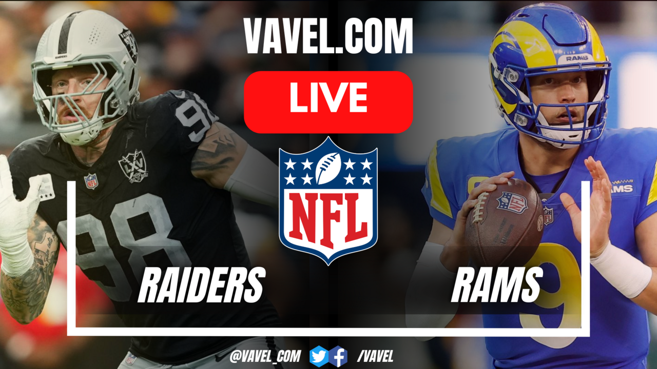 Las Vegas Raiders vs Los Angeles Rams LIVE Score Updates, Stream Info