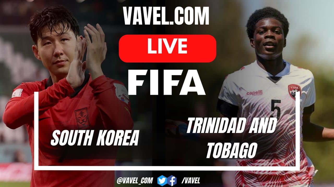 South Korea vs Trinidad and Tobago LIVE Score Updates in Friendly Match