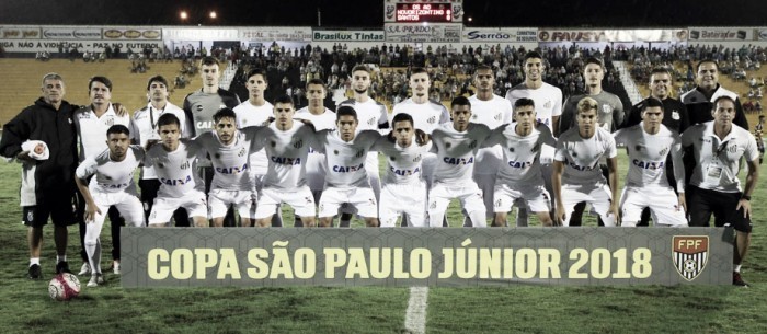 Resultado Atlético-PR x Santos  pela Copa SP de Futebol Júnior 2018 (0-2)