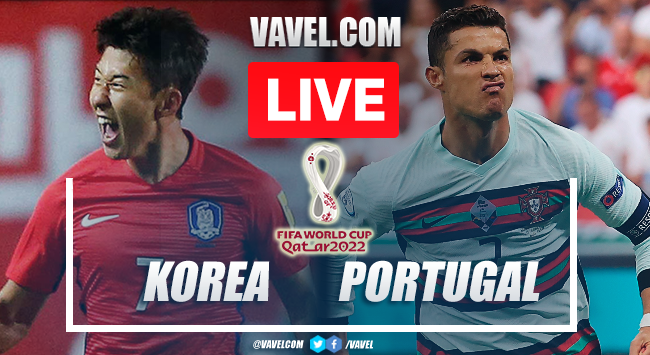 South Korea 2-1 Portugal in FIFA World Cup Qatar 2022