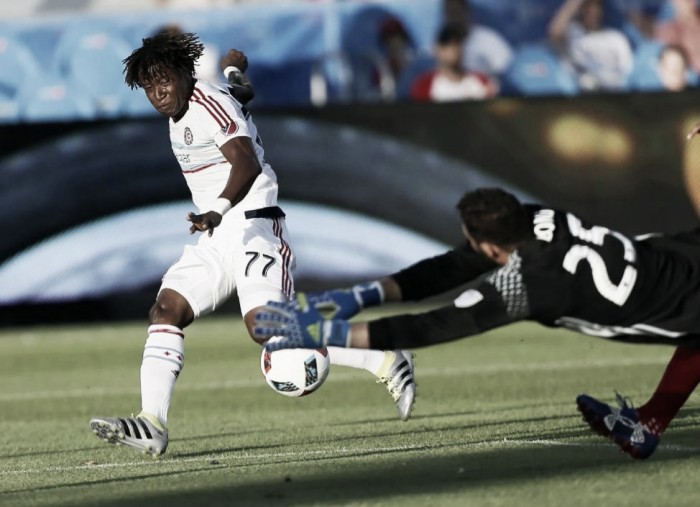 Score D.C. United vs Chicago Fire in 2016 Major League Soccer (6-2)