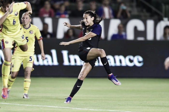 USWNT romp to another win over Romania