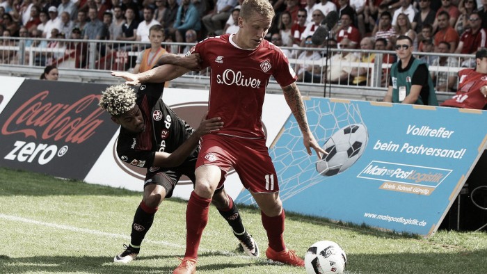 Würzburger Kickers 1-1 1. FC Kaiserslautern: Points shared in first-ever meeting