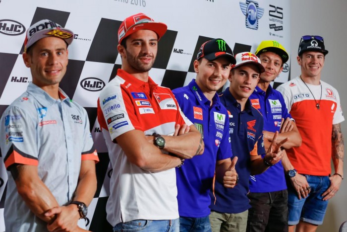 Brno, la conferenza stampa dei piloti MotoGP