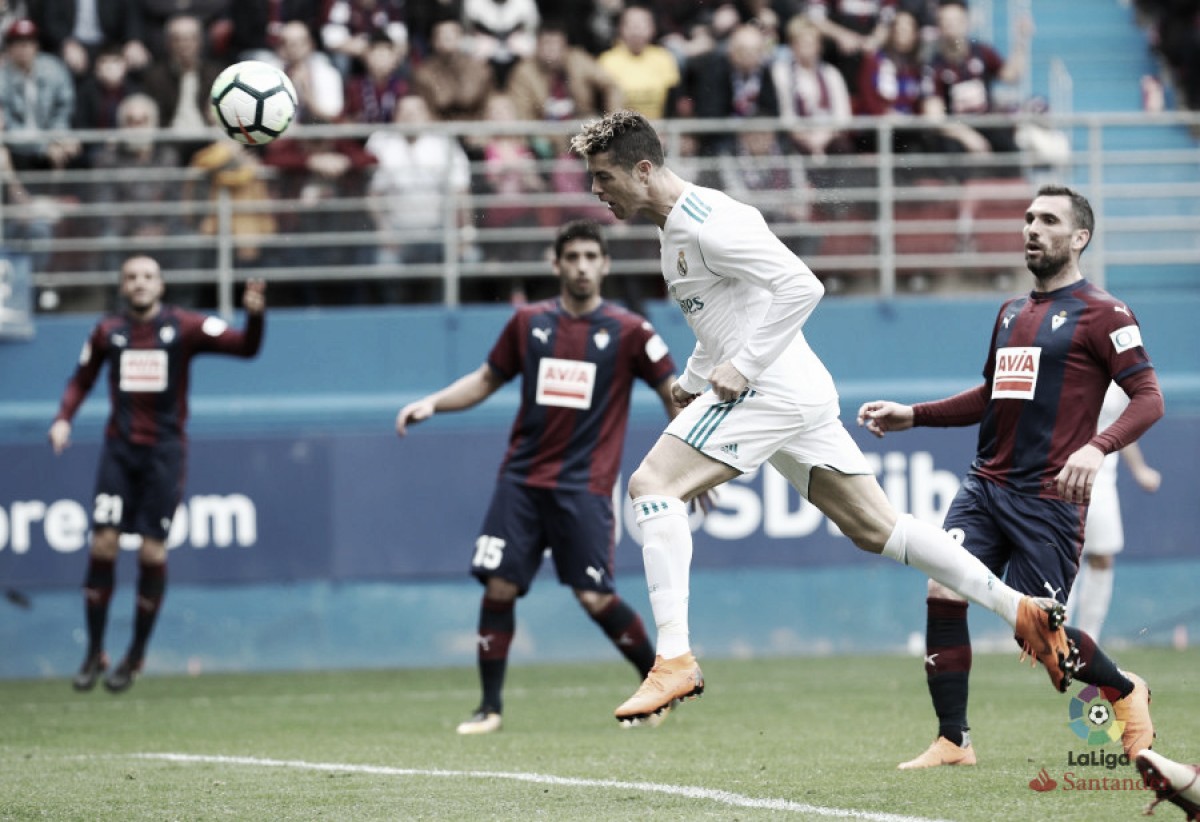 Liga - Il Real Madrid soffre, ma fa valere la legge di Ronaldo contro l'Eibar