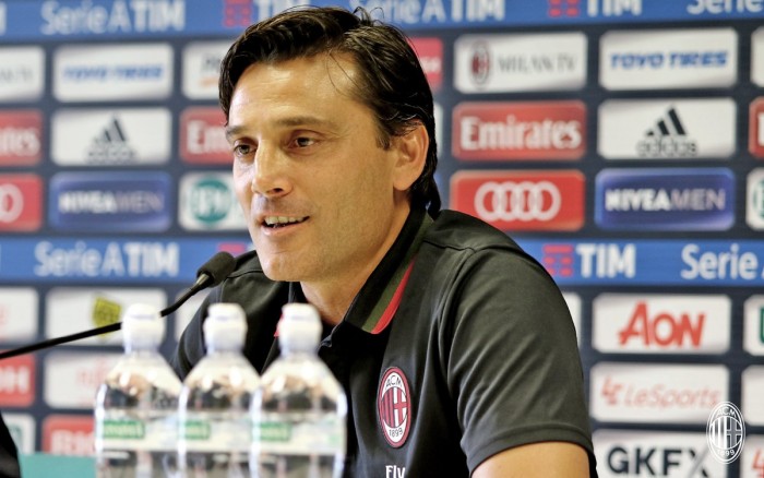 Milan, Montella commenta la sconfitta