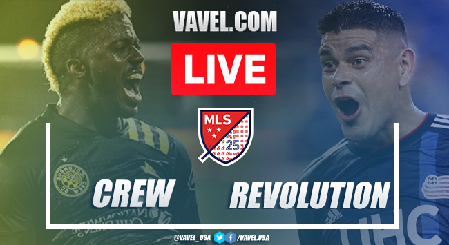 Columbus Crew SC vs New England Revolution: Live Stream Online and Updates (1-0)