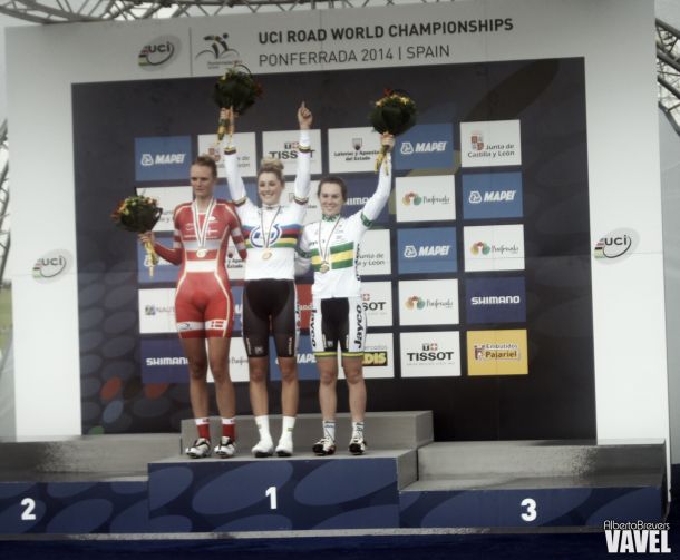 Fotos e imágenes de la CRI junior femenina del Mundial de ciclismo de Ponferrada 2014