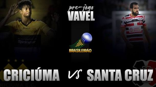 Pré-jogo: Criciúma e Santa Cruz fazem duelo direto para encostar no grupo de acesso à Série A
