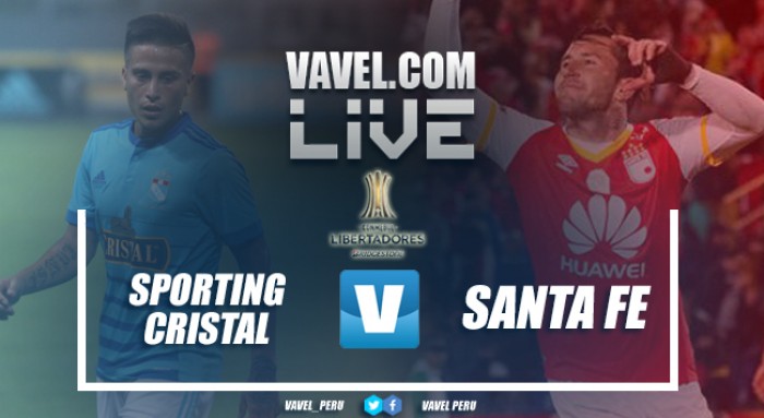 Resultado final Sporting Cristal vs Santa Fe por la Copa Libertadores 2017 (0-2)