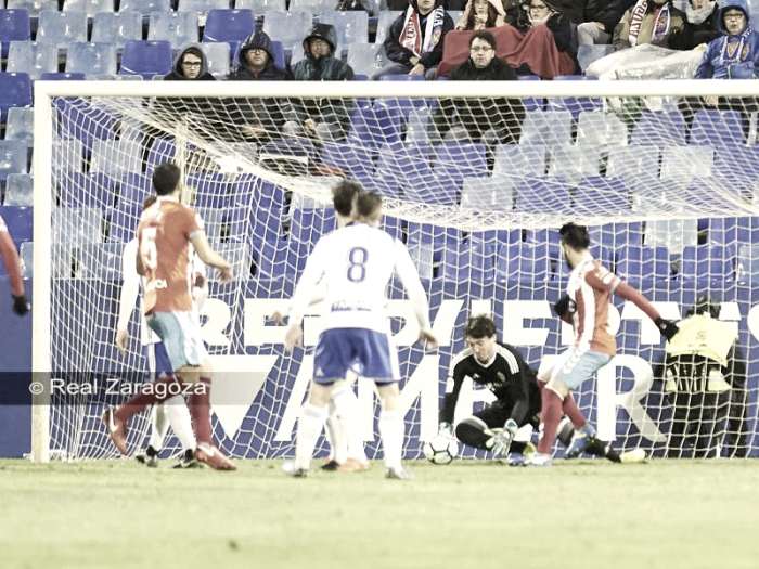 Borja Iglesias y Buff dan la victoria a un gran Real Zaragoza frente al Lugo