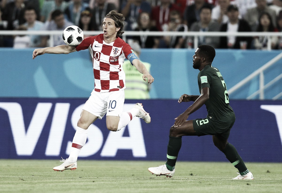 Sin emplearse a fondo, Croacia doblegó a Nigeria
