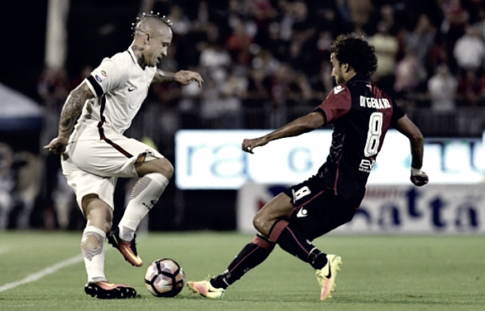 Roma - Cagliari terminata in Serie A 2016/17 (1-0): Decide Dzeko
