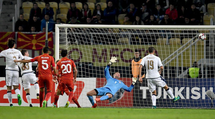 Qualificazioni Russia 2018 - Immobile salva l'Italia nel finale: 2-3 in Macedonia, ma che fatica!