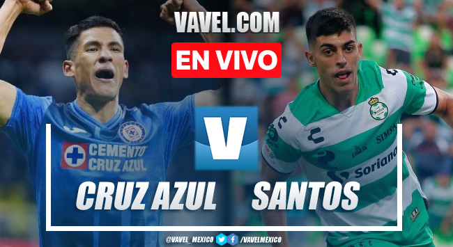 Goles y resumen Cruz Azul 2-2 Santos en la Liga MX