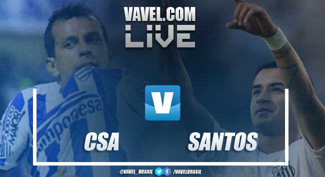 Resultado CSA x Santos pelo Campeonato Brasileiro (0-0)