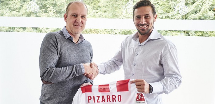 Claudio Pizarro makes Bundesliga return with Köln