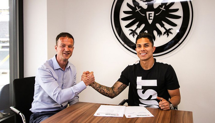 Frankfurt bring in Carlos Salcedo on loan