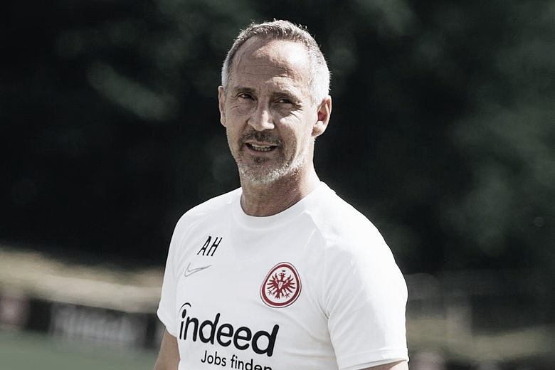 Apesar de goleada sofrida, técnico Adi Hutter enxerga pontos positivos no Eintracht Frankfurt