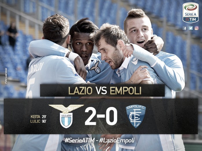 Sufrida victoria de la Lazio ante un combativo Empoli