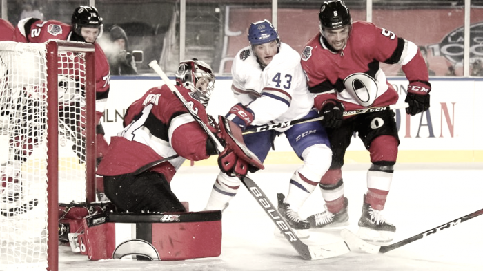 Los Senators vencen a Montreal en el centenario de la NHL Los Senators vencen a Montreal en el centenario de la NHL
