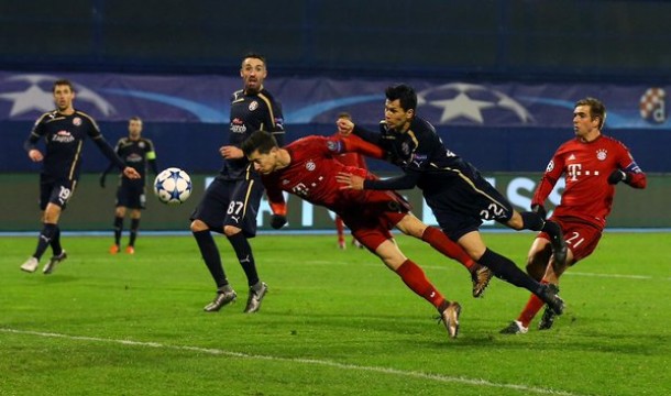 D. Zagabria - B. Monaco 0-2: decide una doppietta di Lewandowski
