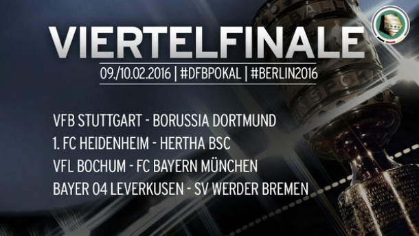 El sorteo de cuartos, benévolo con Bayern y Hertha