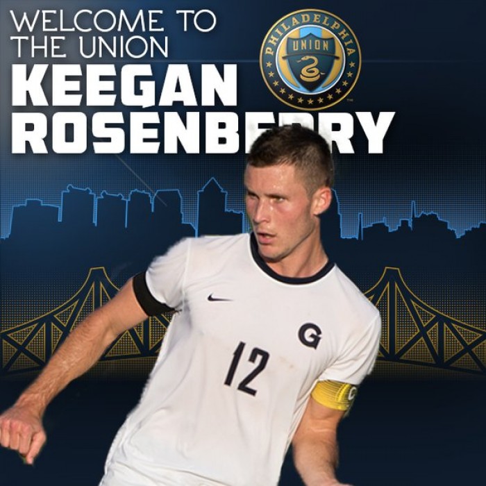 Philadelphia Union Select Georgetown University Defender Keegan Rosenberry with Third Overall Pick