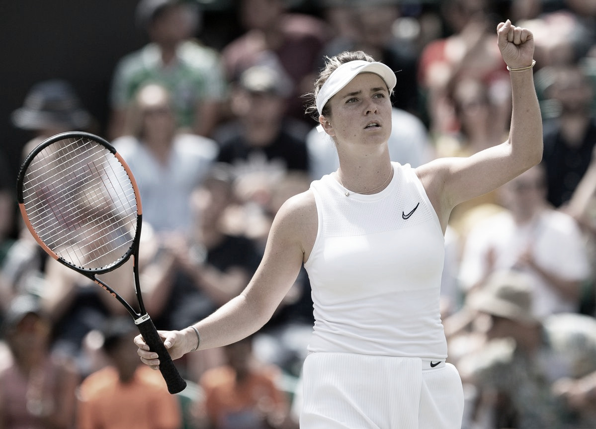Svitolina pisa fuerte Svitolina pisa fuerte