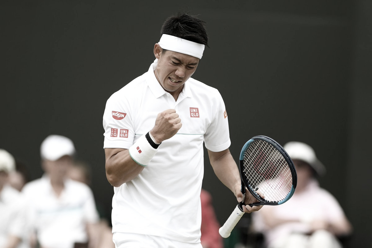 Nishikori cierra una primera semana sobresaliente Nishikori cierra una primera semana sobresaliente