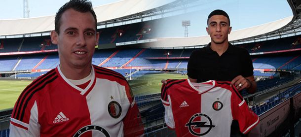 Bilal Basacikoglu y Luke Wilkshire al Feyenoord