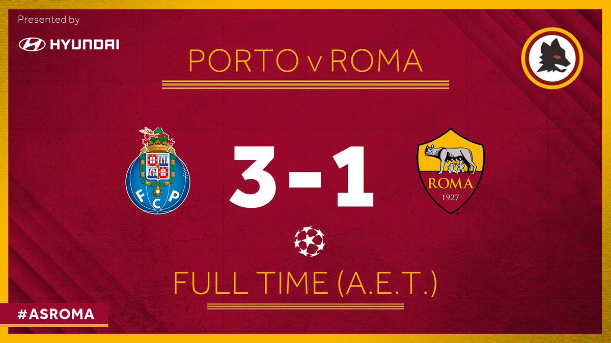  Champions League- Peccato Roma: il Porto vince 3-1 ed elimina i giallorossi!