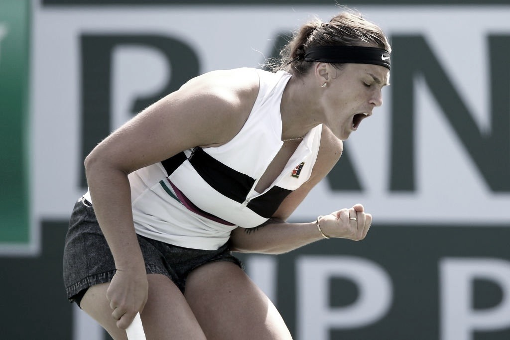 Sabalenka passa por Tsurenko e marca encontro com Kerber em Indian Wells Sabalenka passa por Tsurenko e marca encontro com Kerber em Indian Wells