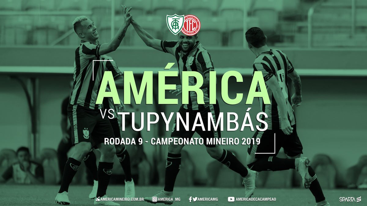 Resultado América-MG 2x0 Tupynambás no Campeonato Mineiro 2019