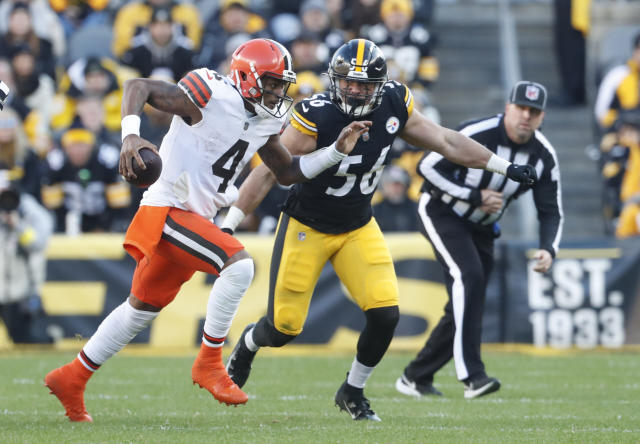 steelers and browns football